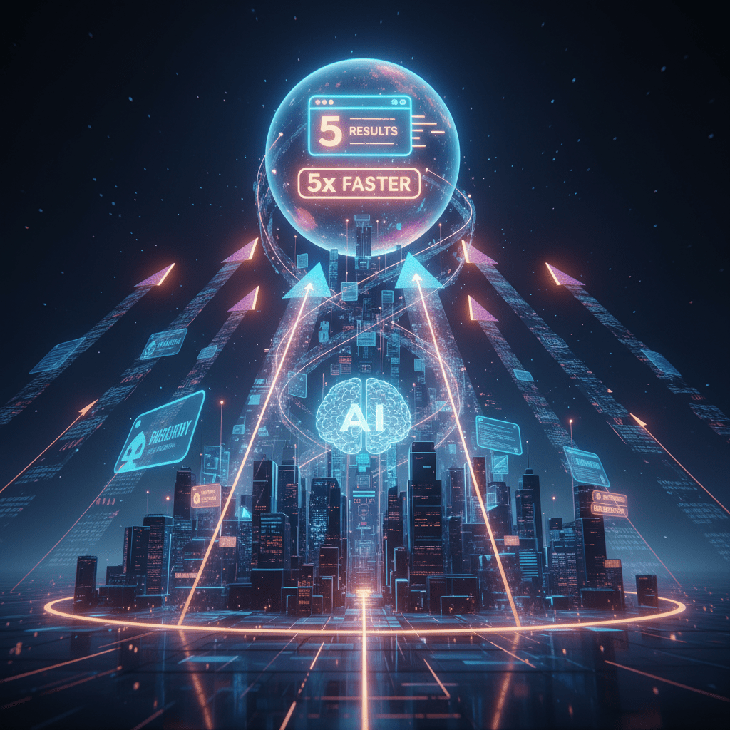 Featured image for: AI SEO Content: 5x Faster Results for Your Website