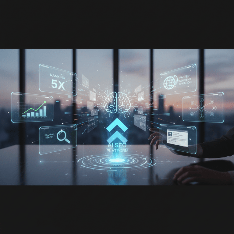 Featured image for: AI SEO Content: 5x Faster Ranking With This Platform