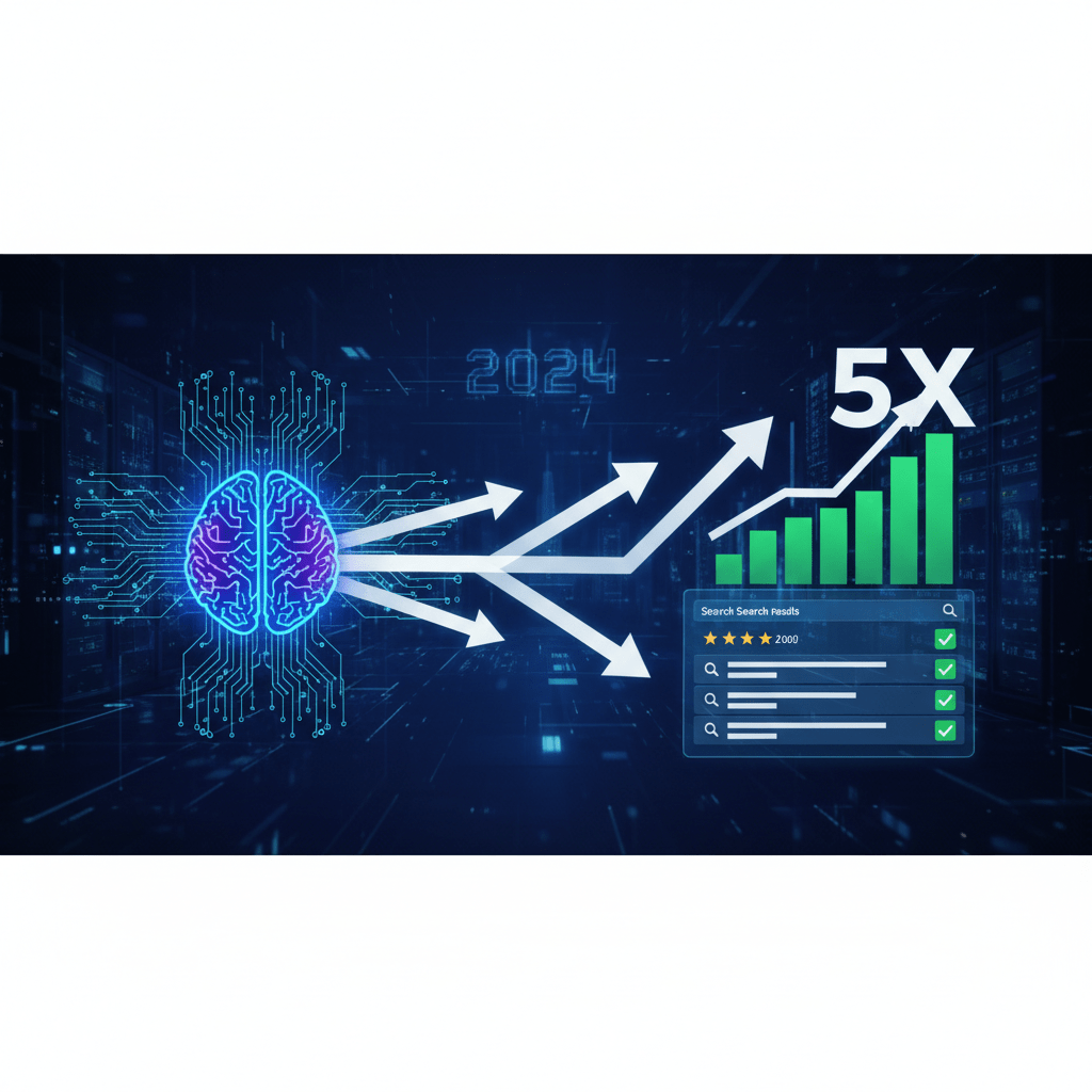Featured image for: AI Content Optimization: 5X Your SEO Traffic in 2024
