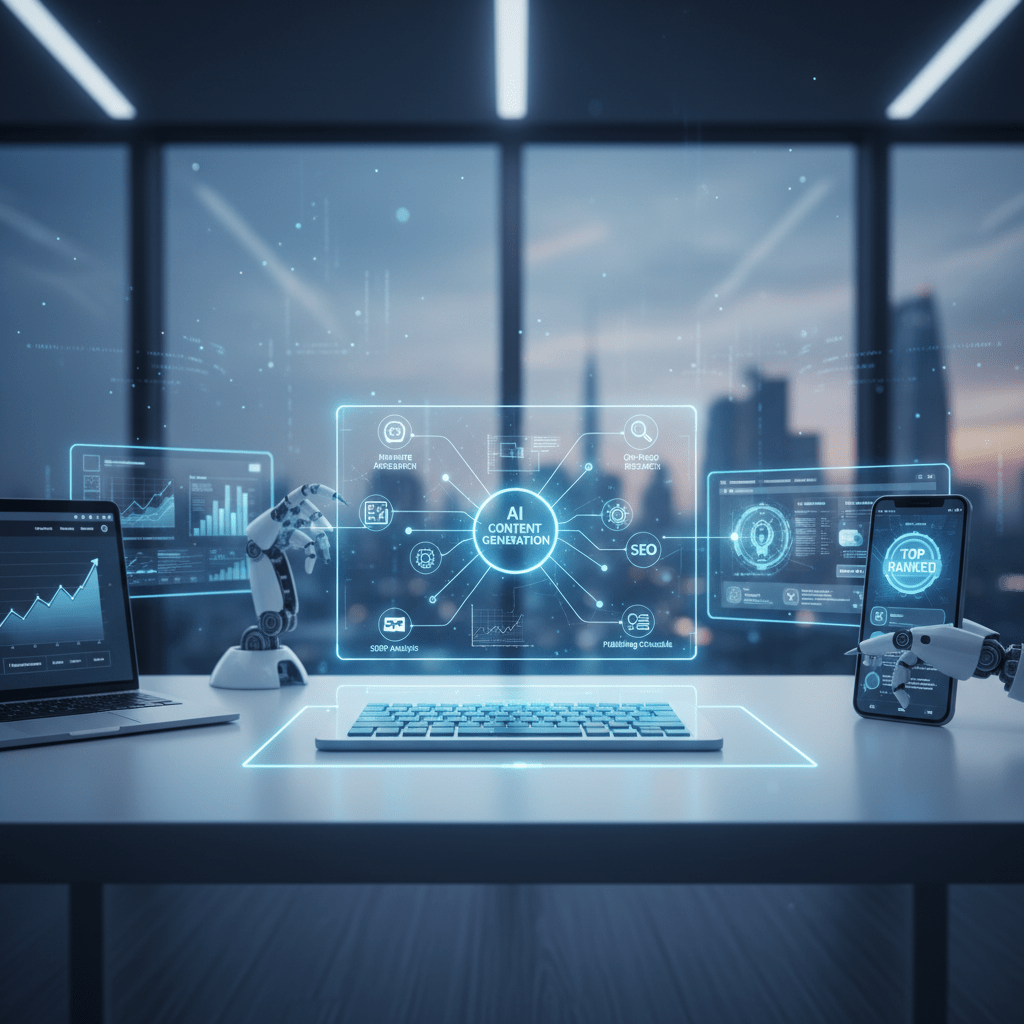 Featured image for: AI Website Content: Proven SEO Automation Blueprint