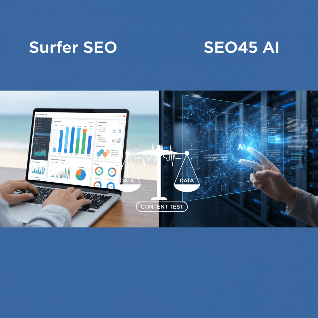 Featured image for: Surfer SEO vs SEO45 AI: A Data-Driven Content Test