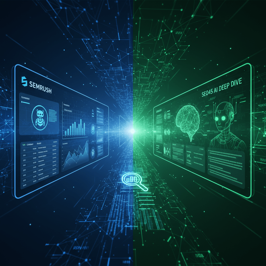 Featured image for: Content Automation: Semrush vs SEO45 AI Deep Dive
