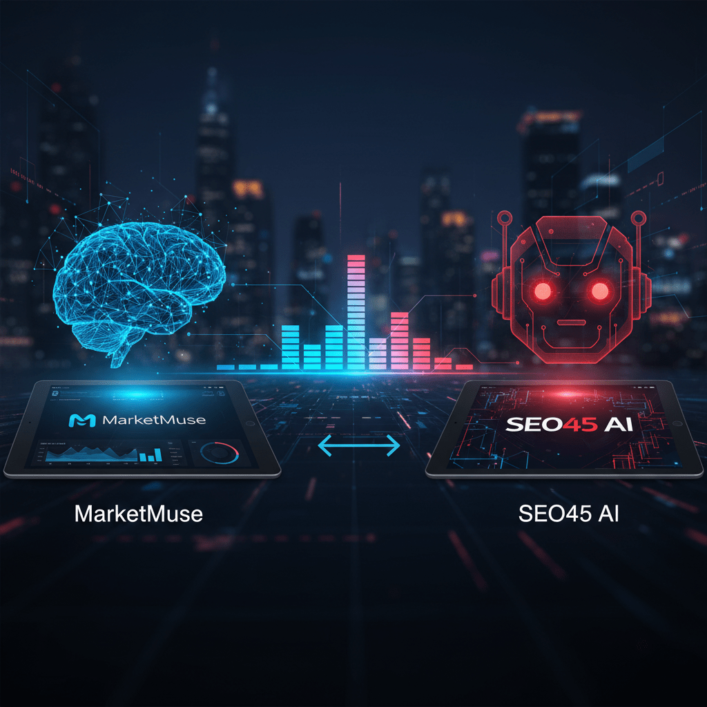Featured image for: Content Automation: MarketMuse vs SEO45 AI Comparison