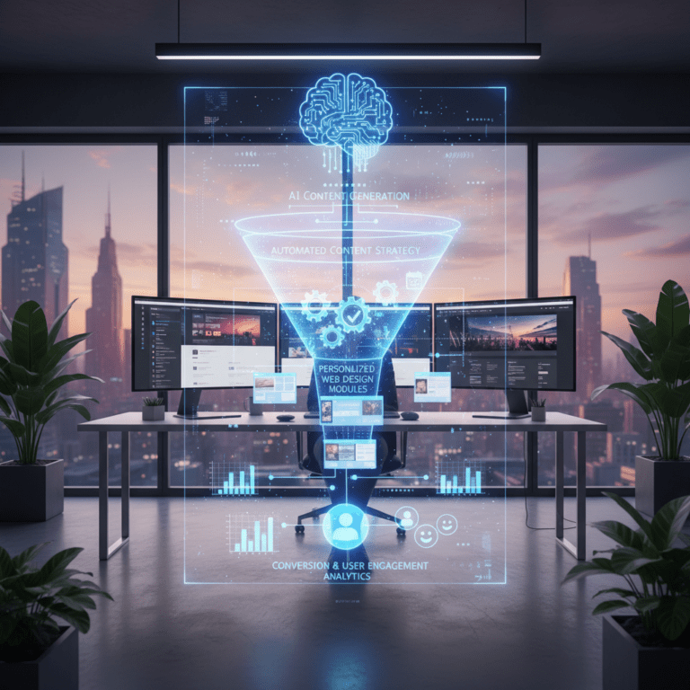 Featured image for: AI-Powered Content: The Web Design Funnel Blueprint