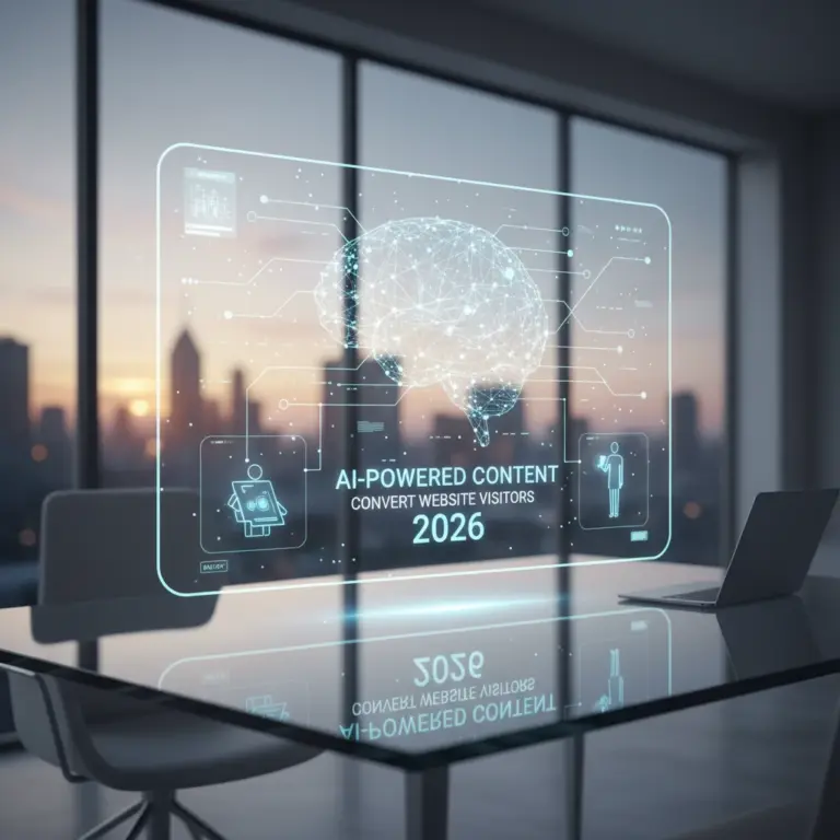 Featured image for: AI-Powered Content: Convert Website Visitors 2026